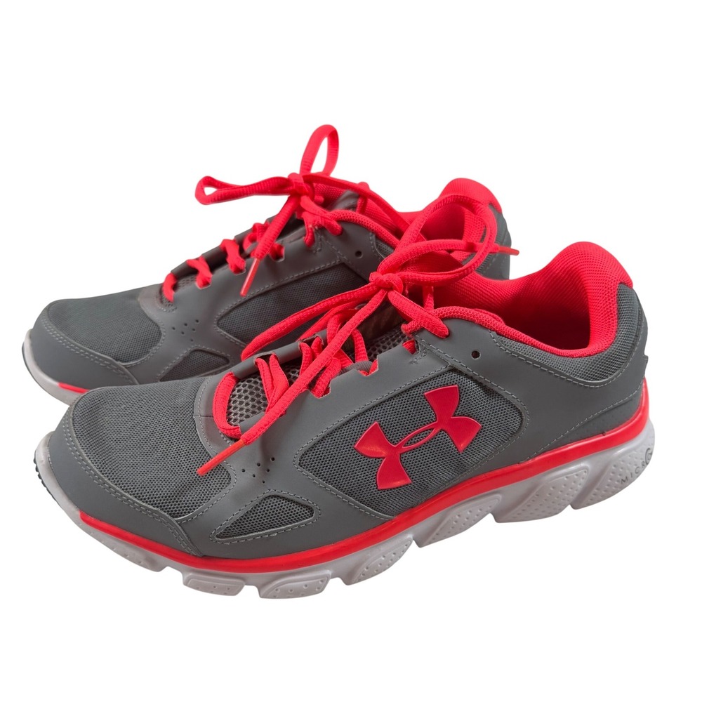 Under Armour Micro G Assert 6 Wounded Warrior Project‎ Gray Pink Shoes Womens 9